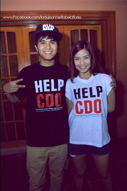 CDO Photos: “JAMICH” wears Help CDO Shirts