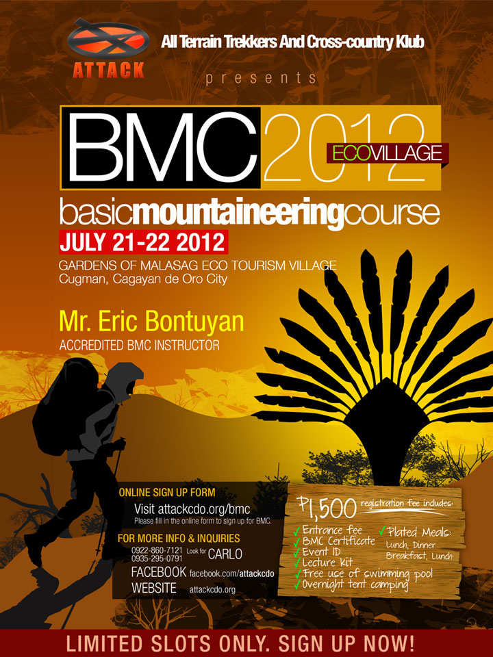 Basic Mountaineering Course in CDO – BMC2012