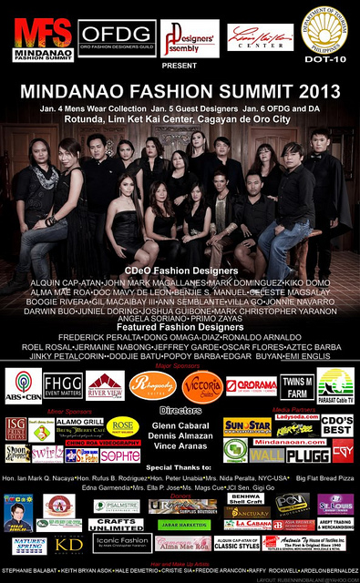 Mindanao Fashion Summit 2013