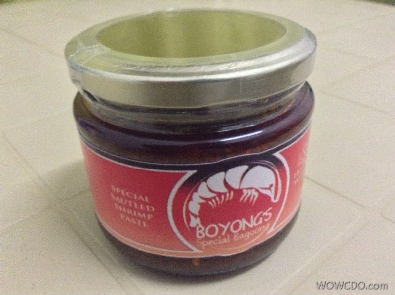 Boyong’s Special Bagoong, The Bagoong that does Wonders to your Plate