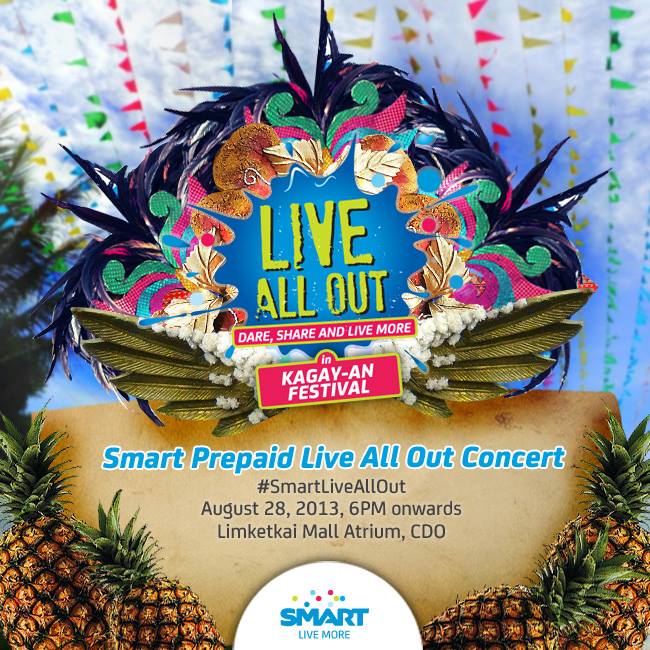 Smart Live All Out Concert Kagay-an Festival 2013