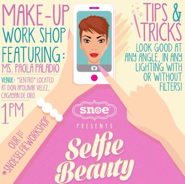Snoe Presents Selfie Beauty, a Make-up Workshop in CDO