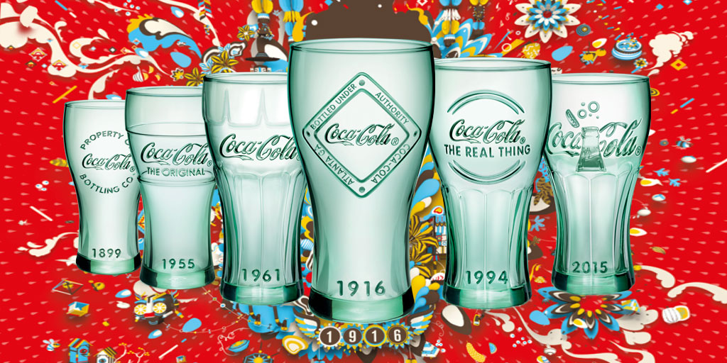 McDonald’s 2015 Coca-Cola Glasses: Celebrate with the Classics