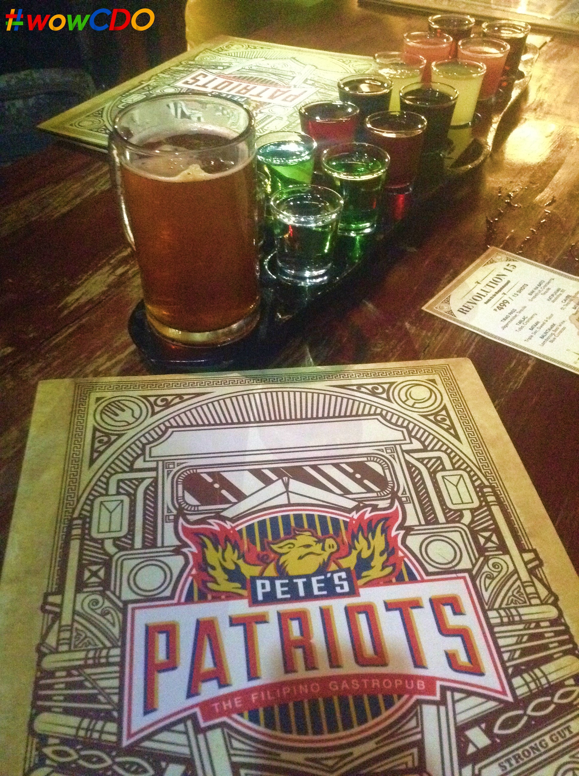 Pete’s Patriots launches Revolution 15 Shots and Lunch Meals
