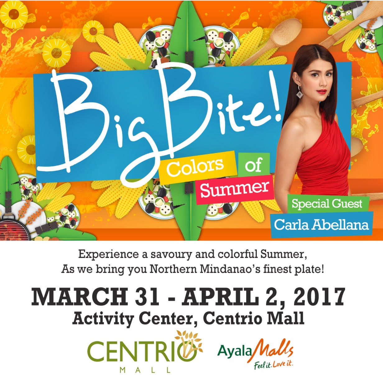 Big Bite 2017: Flavors of Summer at Centrio Mall Schedule of Activities