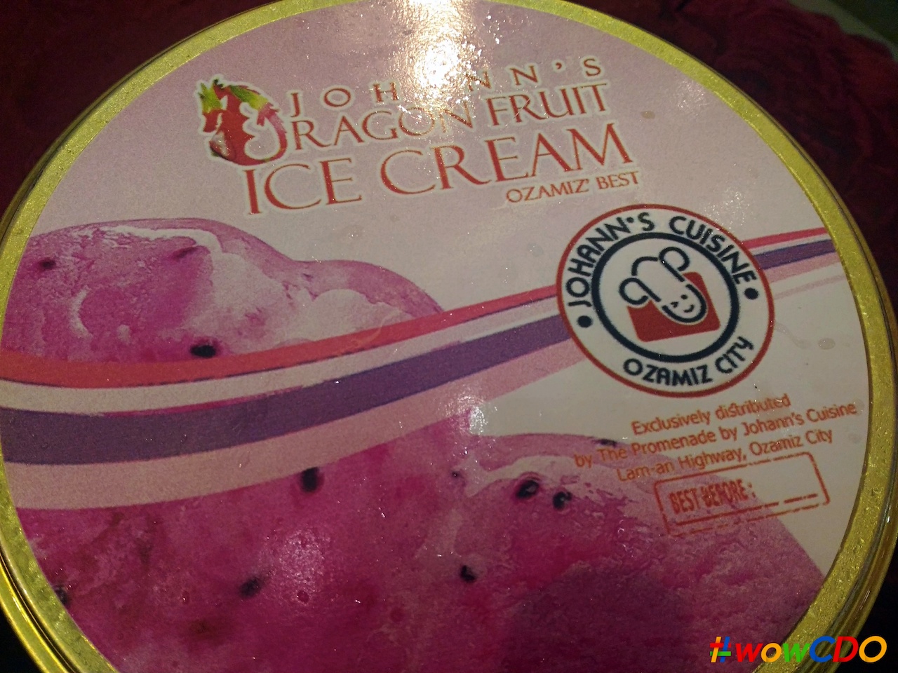 dragon fruit ice cream ozamiz