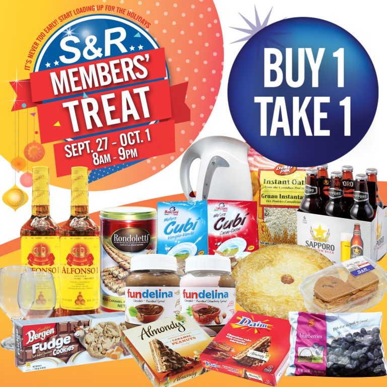 Get your Holiday Gifts and Company Giveaways in Advance at S&R’s Members’ Treat