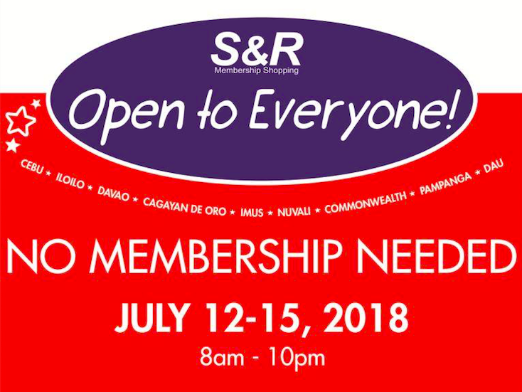 S&R CDO Open House set on July 12-15, Non-members are welcome