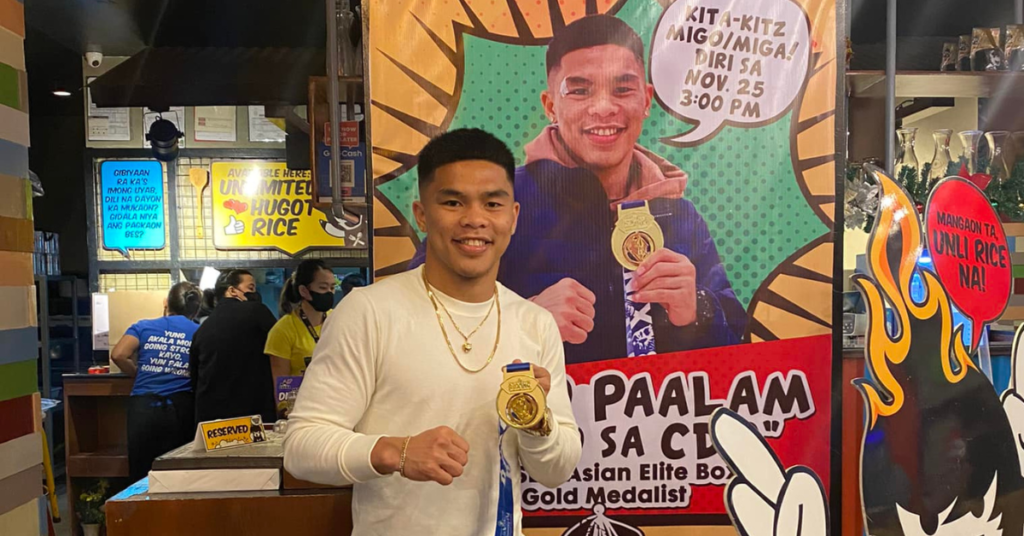 Carlo Paalam's meet and greet in Boy Zugba following his Asian Boxing gold medal win